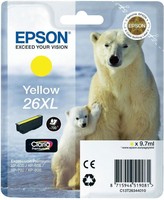 Epson Original 26XL T2634 Polar Bear Ink Cartridge 9.7ml Yellow