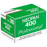 Fuji Neopan 400 Professional - 135-36 - Black & White Print Film (Single Roll)