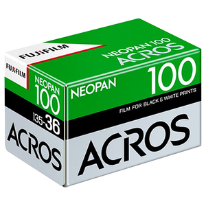 Fuji Neopan Acros 100 - 135-36 35mm - Black & White Print / Negative Film - Single Roll