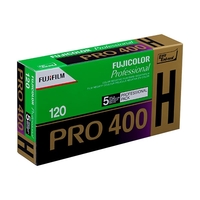 Fuji Professional PRO 400H (replaces NPH400) - 120 Roll - Colour Negative Print Film - 5 PACK - EXP 02/21