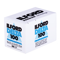 Ilford Delta Professional 100 ASA 35mm Black and White Print Film 135-36 Exposure