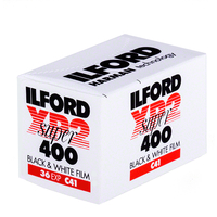 Ilford XP2 400 ASA 35mm Black and White Print Film (C41 Process) 135-36 Exposure