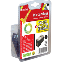 Inkrite Remanufactured Canon Inkjet/Print Cartridge - PG-40 16ml (Black) (Reman)