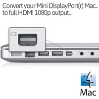 LMS Data Mini Display Port to HDMI Adapter - Compatible with Thunderbolt Port