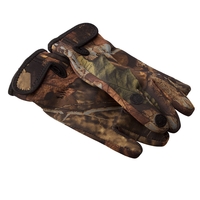 Neoprene Fold Back Finger Gloves for Fishing,  Photography etc. Camo Size: M/L