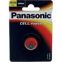 Panasonic Cell Power CR1220 Lithium Coin Cell Battery