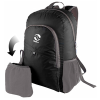 Tuff Luv Feather Light Water Resistant Sport & Go Easy Travel Backpack - Black
