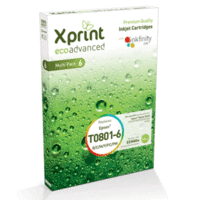 Xprint EcoAdvanced Remanufactured Epson Inkjet / Print Cartridges - T0807 Multipack (B/C/M/Y, LC, LM) - With Inkfinity Ink