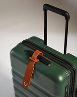 Luggage Tag In Tan Leather - 1914 Collection