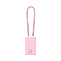 PHILO Lightning MFI Charging Cable Keychain for Apple Device - Rose Gold