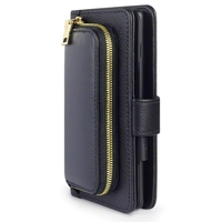 Terrapin Genuine Leather Universal Ladies Phone Wallet Case - Black
