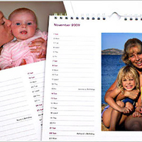 Standard Personalised Photo Calendar