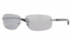 Sunglasses Ray Ban RB8303 Tech Carbon Fibre sunglasses 004/82 : Gunmetal / Polarized smoke, silver gradient mirror lenses