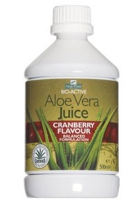 Aloe Pura Bio-Active Cranberry Flavour Aloe Vera Juice 500ml
