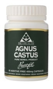 Bio-Health Agnus Castus 400mg Powdered Fruit Capsules