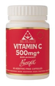 Bio-Health Vitamin C Buffered 500mg Capsules