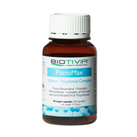 Biotivia PteroMax Stilbene Polyphenol Complex 30 Vegan Capsules
