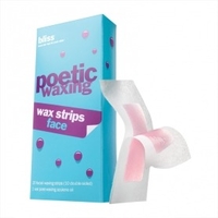 bliss poetic wax strips for face x20