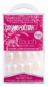Cosmopolitan Beauty Expert RealTouch Amazingly Real Nails - Naturally French - Style 10