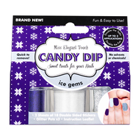 Elegant Touch Christmas Nails Candy Dip Ice Gems