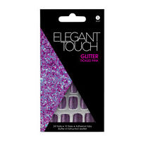 Elegant Touch Glitter Nails - Tickled Pink