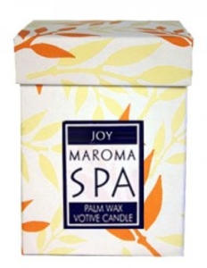 Himalaya Maroma Spa Palm Wax Votive Candle - Joy