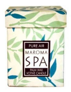 Himalaya Maroma Spa Palm Wax Votive Candle - Pure Air