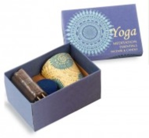 Himalaya Yoga Meditation Essentials Incense & Candle Gift Set