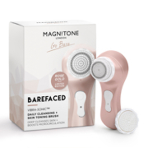 Magnitone BareFaced Vibra-Sonic™ Daily Cleansing Brush with Stimulator Brush Head - Limited Edition Rose Gold