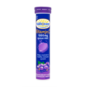 Seven Seas Haliborange Effervescent Sugar-Free Vitamin C 1000mg Blackcurrant Flavour 20 Tablets