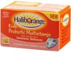 Seven Seas Haliborange Kids Probiotic Multivitamin Chewable 30 Tablets