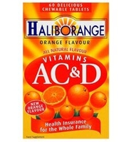 Seven Seas Haliborange Orange Flavour Vitamins A,  C & D Tablets