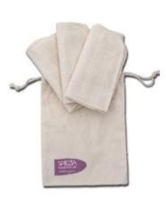 Spiezia Organics Muslin Flannel in Cotton Bag x 3