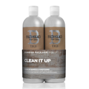 TIGI Bed Head For Men Clean Up Tween Shampoo & Conditioner Duo 2x750ml