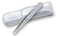 Tweezerman Devine White Swarovski Crystal Slant Tweezer