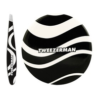 Tweezerman Fashion Chic Swirl Mirror and Mini Slant Tweezer Set