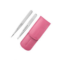 Tweezerman Petite Tweeze Set - Pink Case