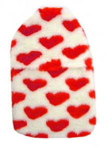 Vagabond Hot Water Bottle 2ltr - Heart Hi Lo