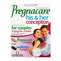 Vitabiotics Pregnacare His & Hers Conception 60 Tablets