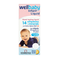 Vitabiotics Wellbaby Infant Liquid Vitamins & Minerals 150ml