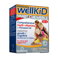 Vitabiotics Wellkid Smart Chewable Multi-Vitamin 30 Tablets