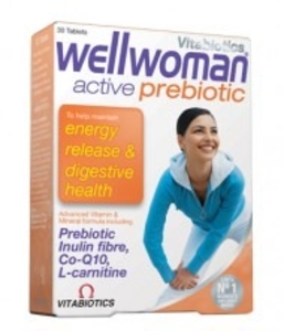 Vitabiotics Wellwoman Active Prebiotic 30 Tablets