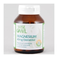 Wise Owl Magnesium Biogurt 40mg 60 Tablets