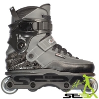 CJ Pro Aggressive Inline Skates - Grey