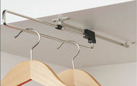 Pull-Out Wardrobe Rail 260 mm - Standard finish