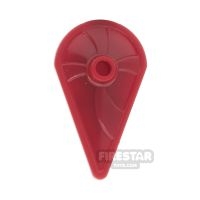 BrickWarriors - Kite Shield - Dark Red
