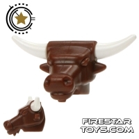 BrickWarriors - Minotaur Head - Brown