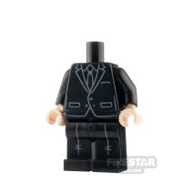 Custom Design Outfit Black Suit and Black Tie