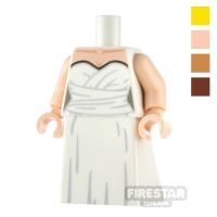 Custom Design Outfit Modern Sleeveless Wrap Wedding Dress