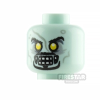 Custom Minifigure Head Zombie Entrepreneur